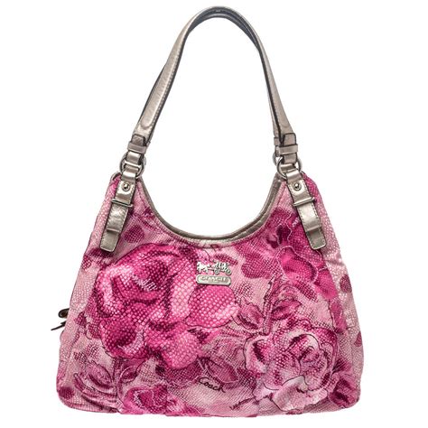 coach flower bag|coach pint flower bucket bag.